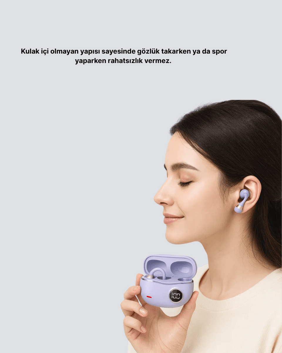 YXG10 Spor Tipi Kulak Arkası Kulaklık Kaymaz Aerodinamik Tasarım