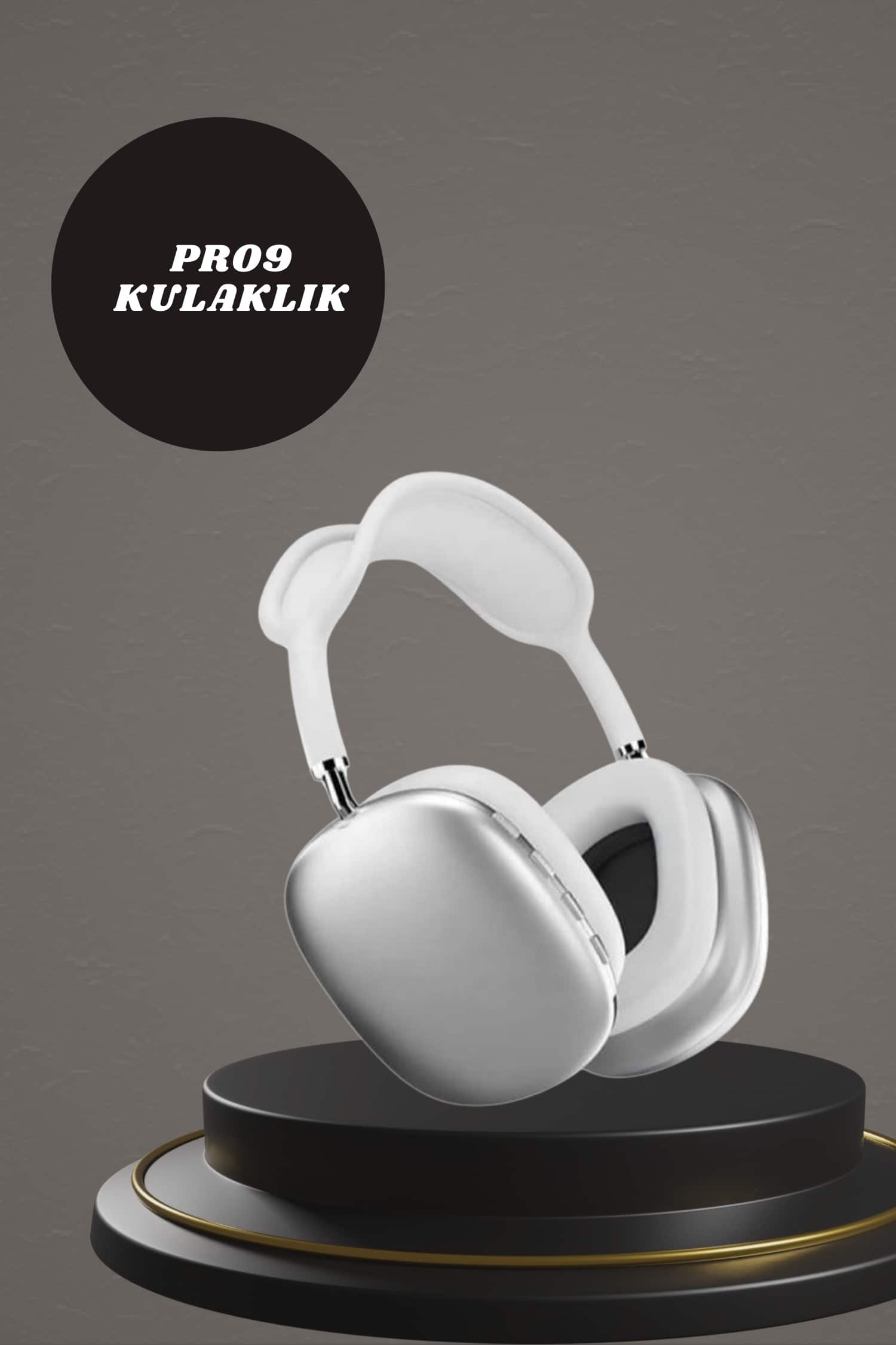 Kulak Üstü P9 Kablosuz Bluetooth Kulaklık ve 7 Kordonlu Akıllı Saat