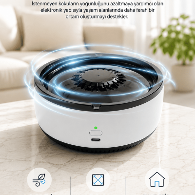 Küllük Duman Giderici Temizlenebilir Elektronik Pilli