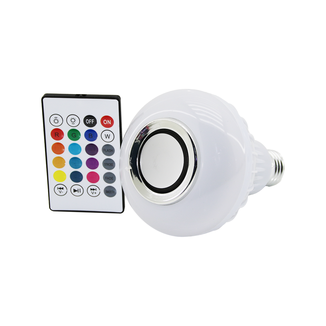 Kumandalı RGB LED Ampul Bluetooth Hoparlör 7W/3W