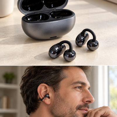 Küpe Tipi Bluetooth Kulaklık En Fazla 70 Dakikada Kulaklık Şarjı 2500 Saat Bekleme