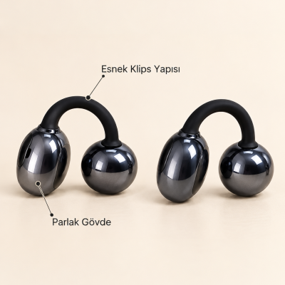 Küpe Tipi Bluetooth Kulaklık En Fazla 70 Dakikada Kulaklık Şarjı 2500 Saat Bekleme