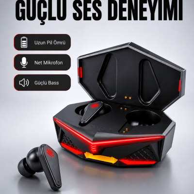 Led Işıklı Kablosuz Bluetooth 5.0 Kulaklık Yeni Nesil