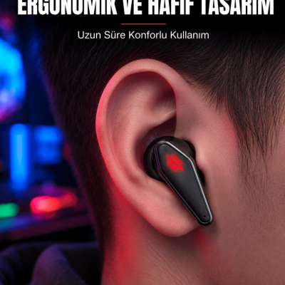 Led Işıklı Kablosuz  Kulaklık Ergonomik Tasarım Yeni Nesil