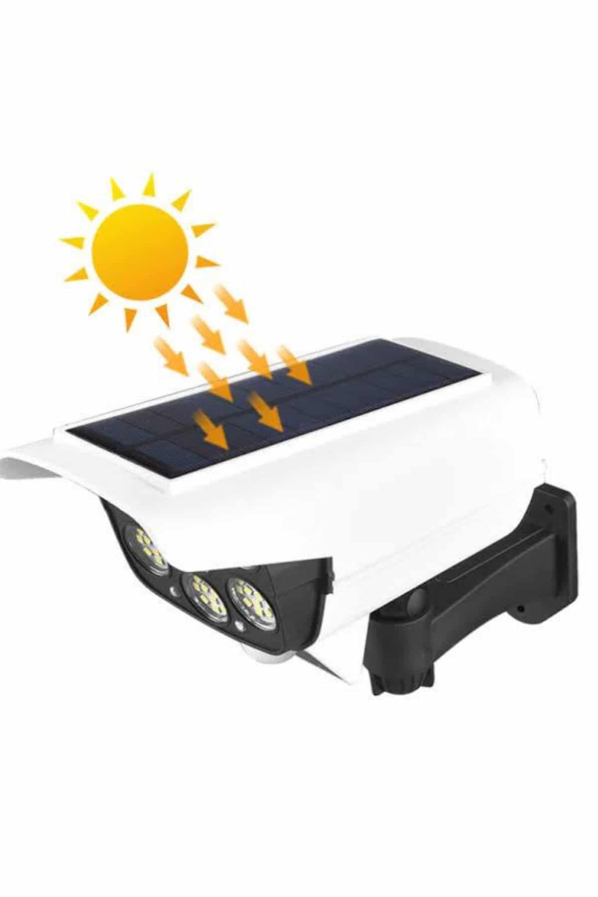 LED Lamba-Güneş Paneli Destekli Uzaktan Kumandalı Solar LED Lamba