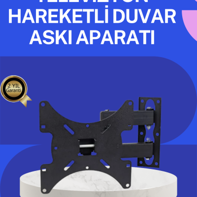 LED LCD TV Duvar Askı Aparatı Hareketli ve Döner