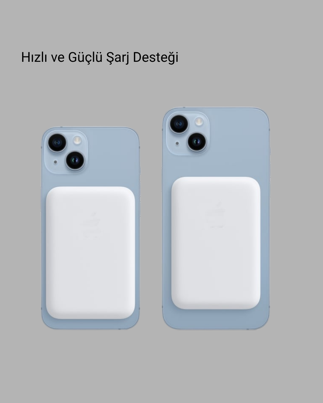 MagSafe Battery Pack Kablosuz Hızlı Şarj, Kompakt ve Taşınabilir Güç Bankası