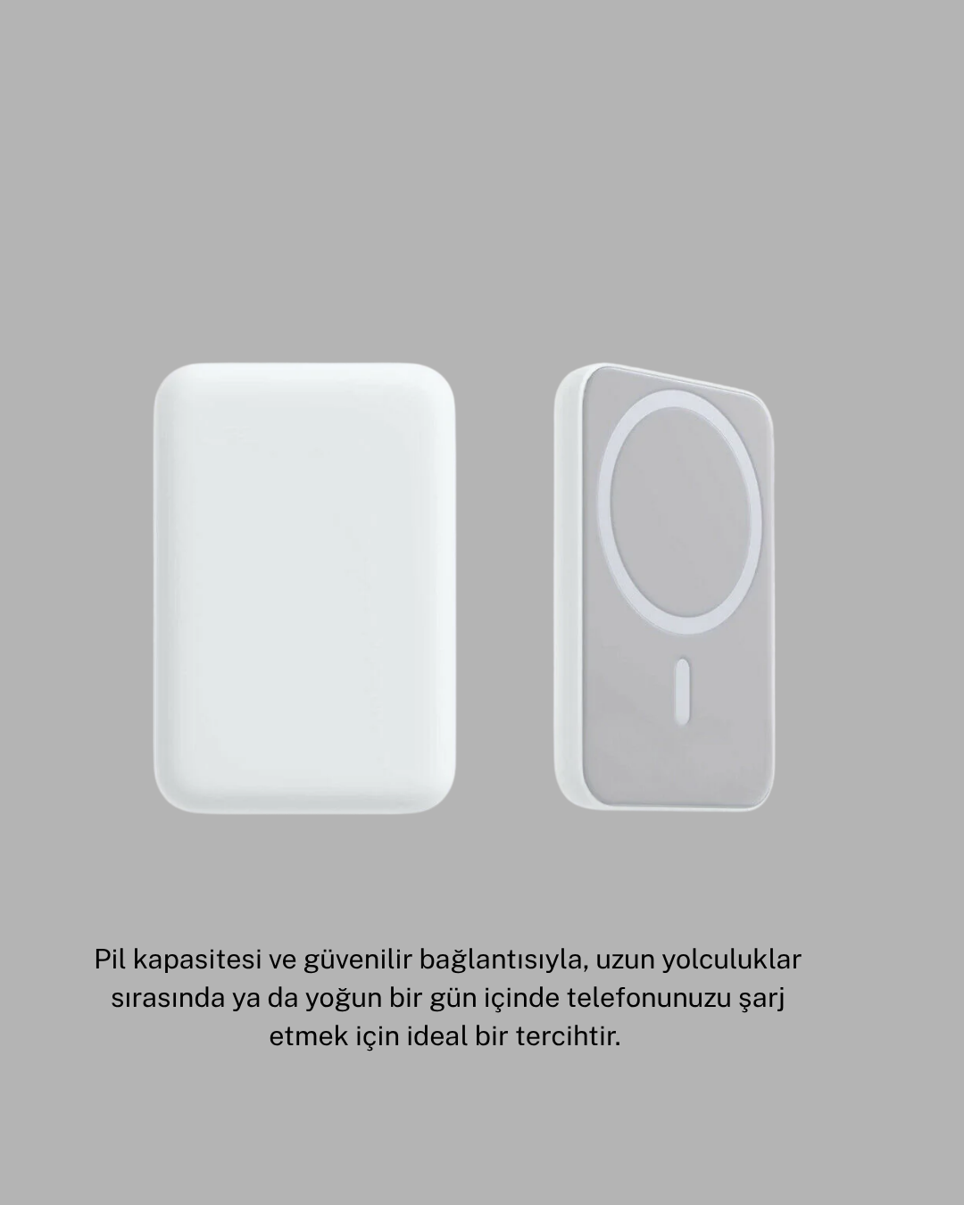 MagSafe Battery Pack Kablosuz Hızlı Şarj, Kompakt ve Taşınabilir Güç Bankası