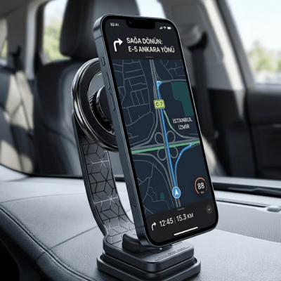 Manyetik Araç Telefon Standı Katlanabilir Telefon Tutucu