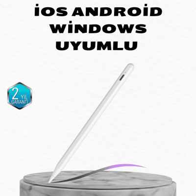 Manyetik Dokunmatik Kalem – Bluetooth Gerektirmeyen, Type-C Şarjlı, iPad ve Android Uyumlu Hassas Stylus