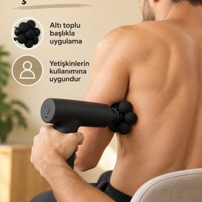 Masaj Tabancası Açma Kapama Düğmeli ve Işıklı Göstergeli