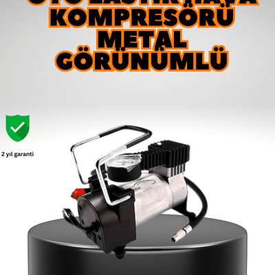 Metal Gövde Lastik Şişirme Kompresörü SUV 4x4 Uyumlu