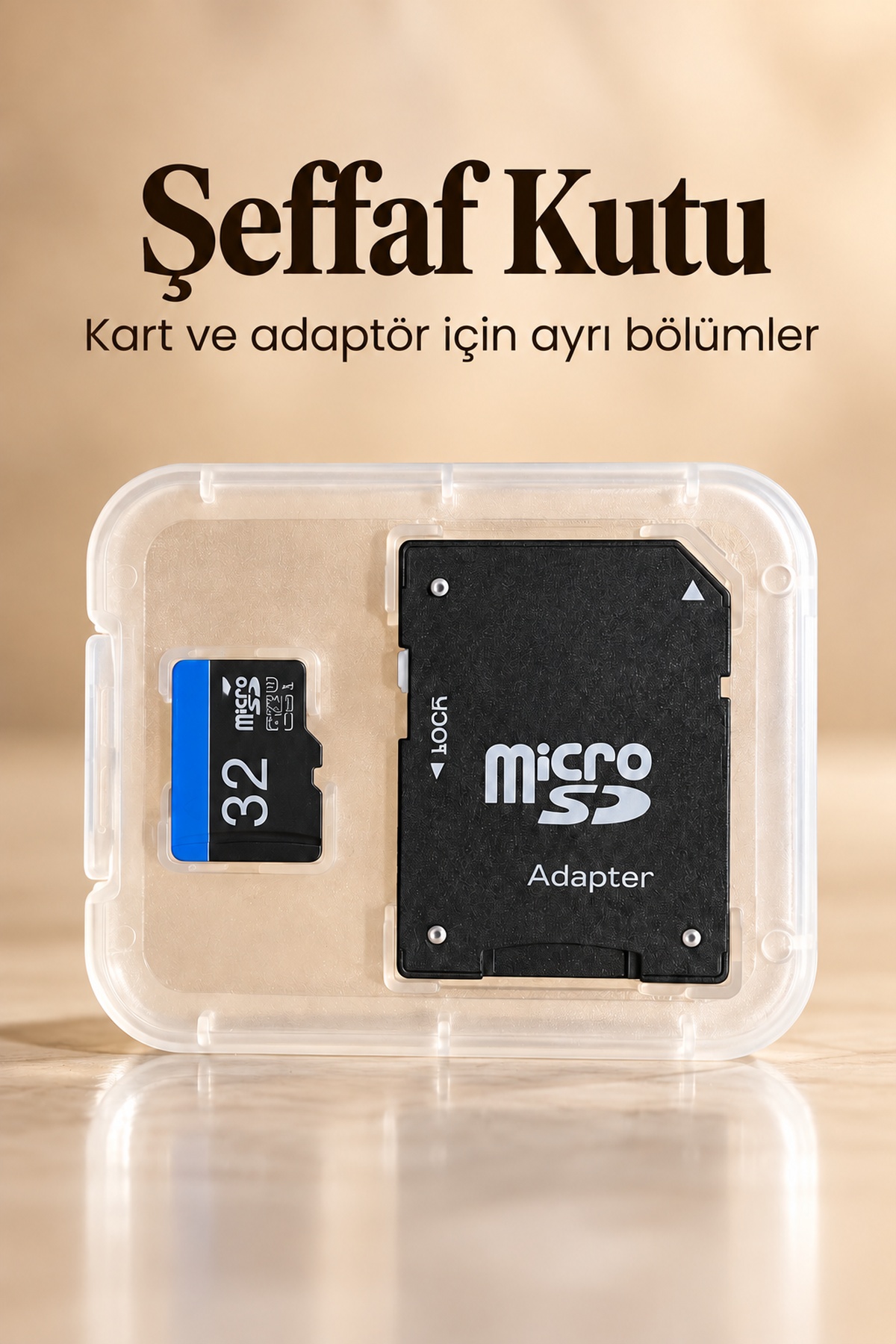 MicroSD Hafıza Kartı ve Adaptör İkili Set 32 GB