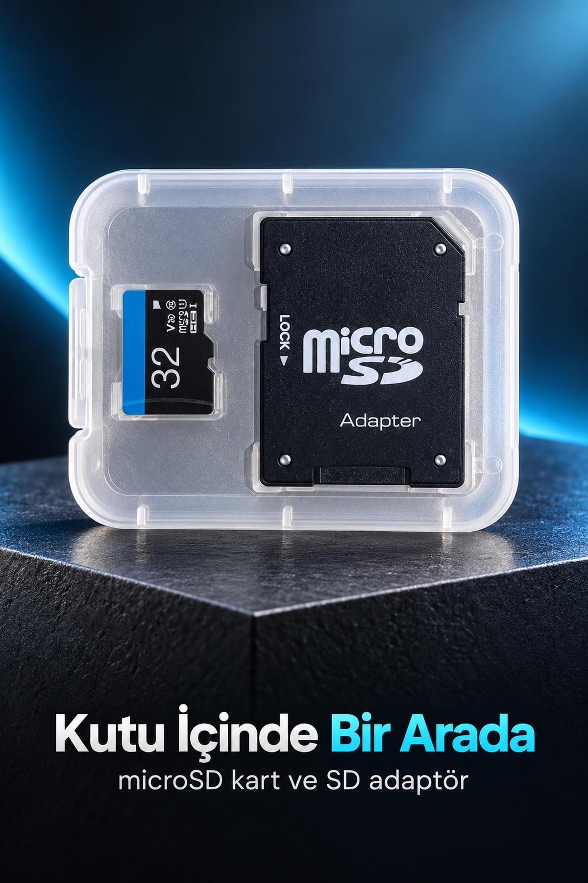 MicroSD Hafıza Kartı ve Adaptör İkili Set 32 GB