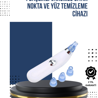 Mikro Kristal Başlıklı Siyah Nokta Temizleme Cihazı – Vakum Gücüyle Gözenek Sıkılaştırıcı
