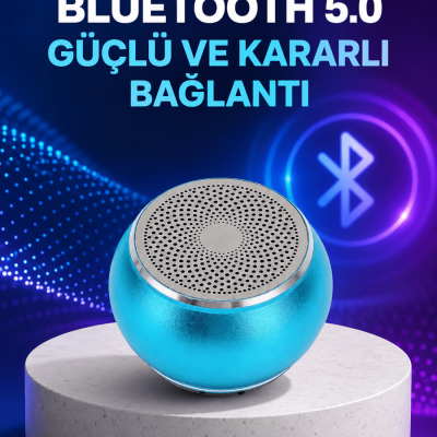 Mini Bluetooth Speaker | Uzun Pil Ömrü, Şık ve Hafif Tasarım Yeni Nesil