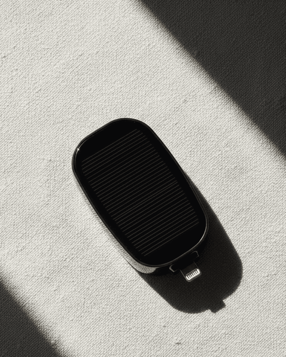 Mini Güneş Enerjili Powerbank Cep Tipi Acil Şarj Cihazı