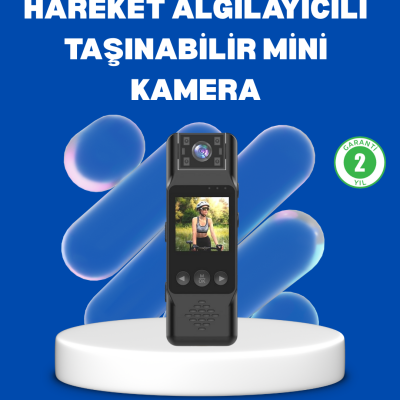 Mini Kamera 1080P Full HD Döner Lens Taşınabilir