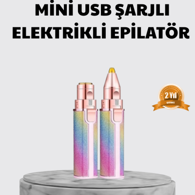 Mini Yüz ve Kaş Epilatörü – 8000 RPM Güçlü Motor ve Paslanmaz Çelik Başlık