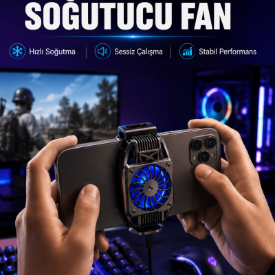 Mobil Telefon Soğutucu Fan Yüksek Soğutma Performansı