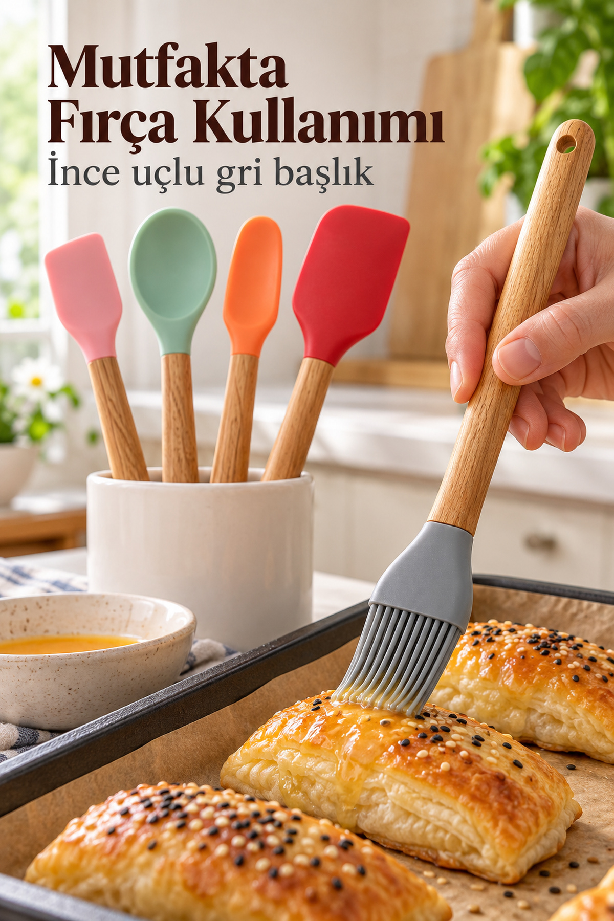 Mutfak Seti Renkli Başlıklı