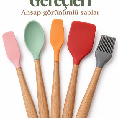 Mutfak Seti Renkli Başlıklı
