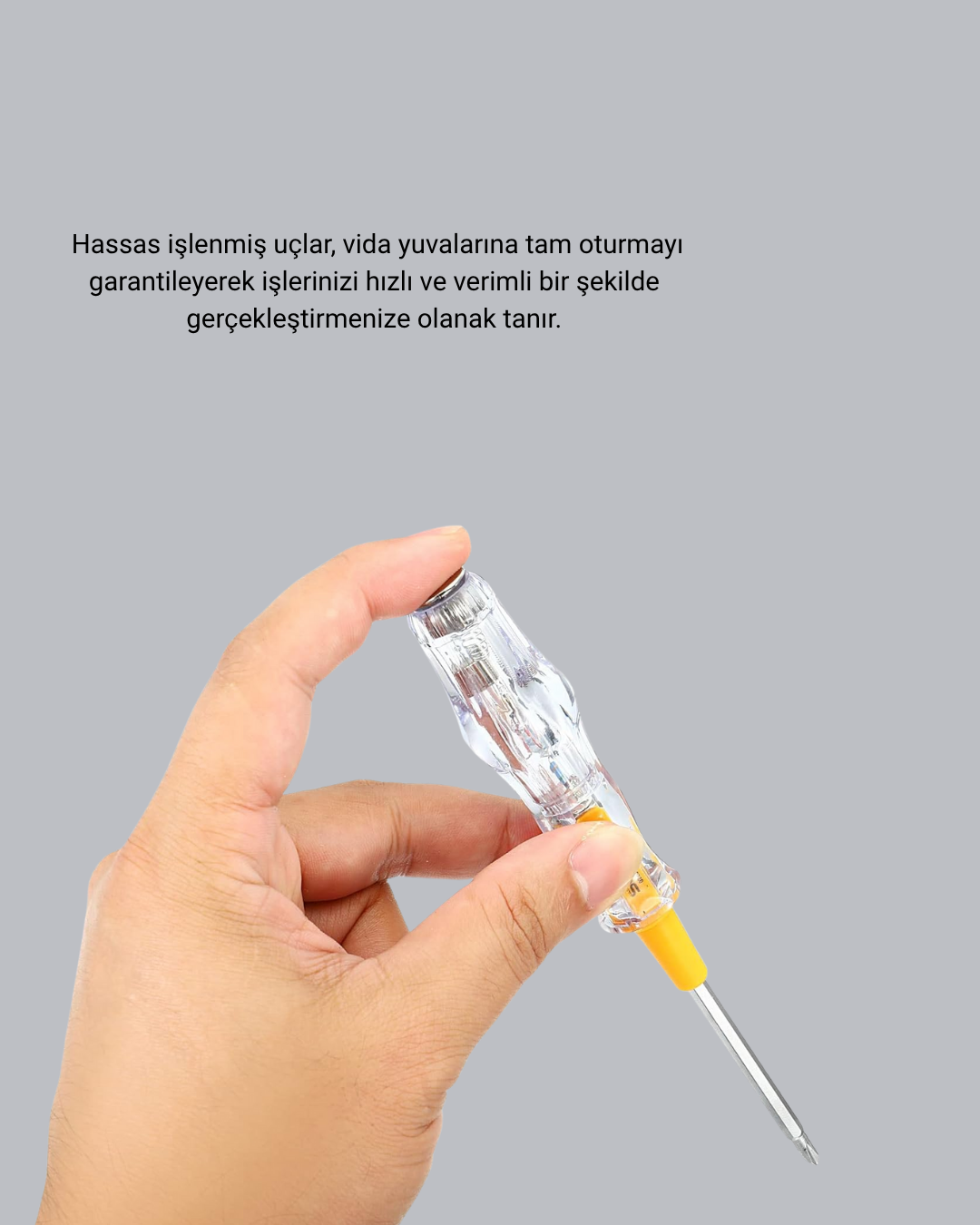 110-220V Elektrik Test Kalemi Korozyona Dayanıklı Nikel Kaplamalı