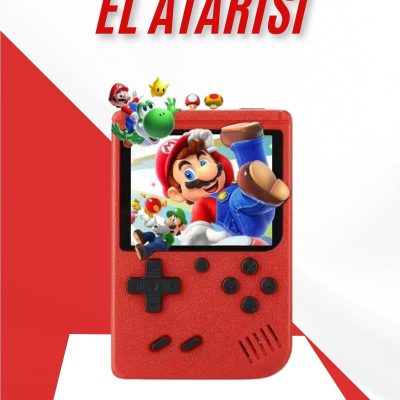 Nostalji Oyunlu Mini Atari Gamebox 400 Oyunlu El Atarisi