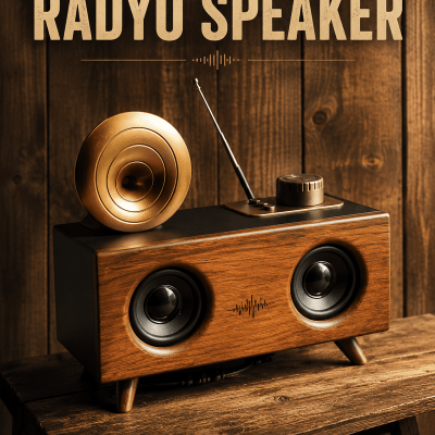 Nostaljik Görünümlü Bluetooth Bağlantılı Speaker