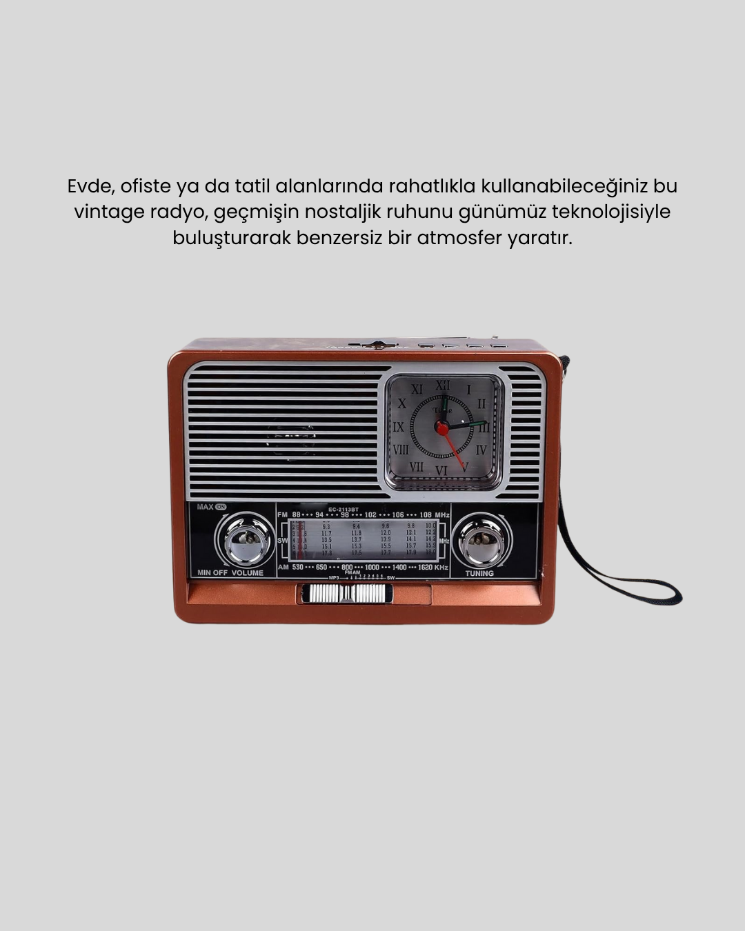 Vintage Radyo – Nostaljik Tasarım ve Modern Teknoloji Bir Arada