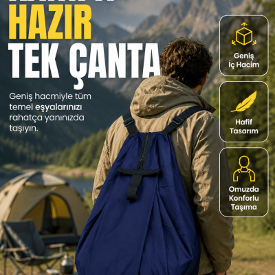 Okul İş Seyahat Kamp ve Günlük Kullanım İçin Çok Amaçlı Taşıma Çantası
