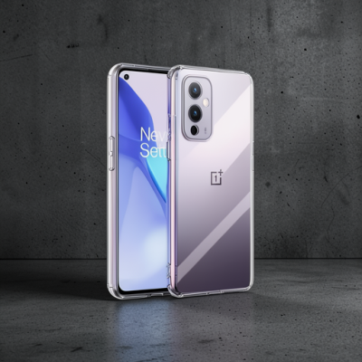 One Plus 9 Kılıf Lüx Şeffaf Silikon