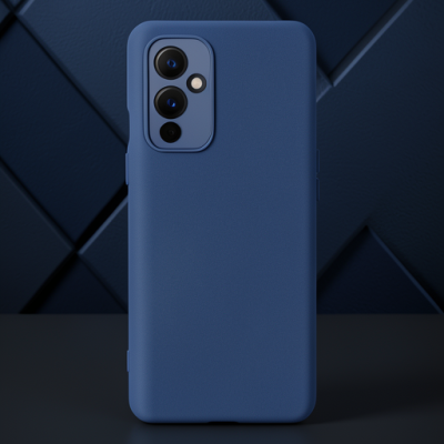 One Plus 9 Kılıf Nano İçi Kadife Silikon - Lacivert