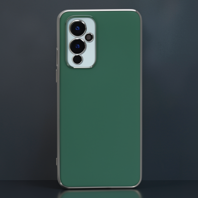 One Plus 9 Kılıf Volet Silikon - Açık Yeşil