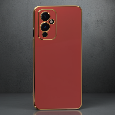 One Plus 9 Kılıf Volet Silikon - Kırmızı