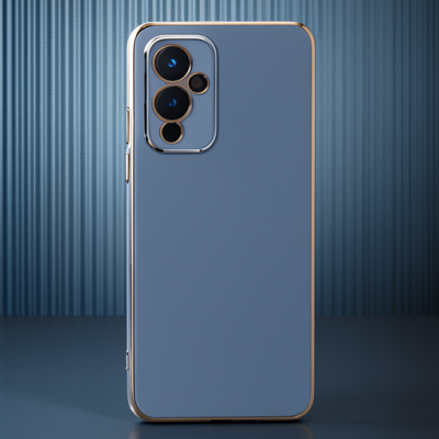 One Plus 9 Kılıf Volet Silikon - Mavi