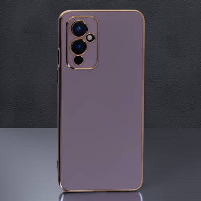 One Plus 9 Kılıf Volet Silikon - Mor