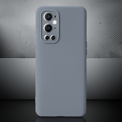 One Plus 9 Pro Kılıf Nano İçi Kadife Silikon - Gri