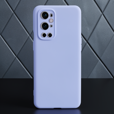 One Plus 9 Pro Kılıf Nano İçi Kadife Silikon - Lila