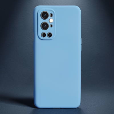 One Plus 9 Pro Kılıf Nano İçi Kadife Silikon - Mavi
