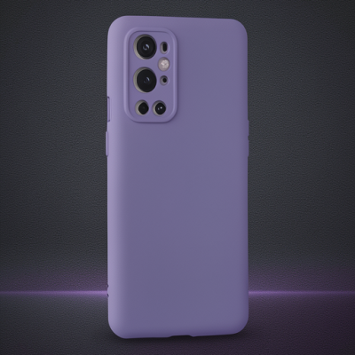 One Plus 9 Pro Kılıf Nano İçi Kadife Silikon - Mor