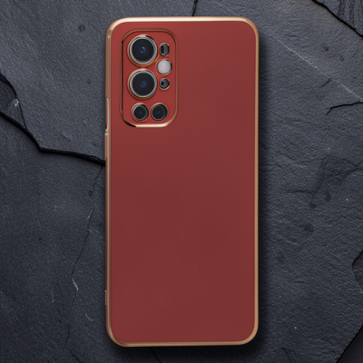 One Plus 9 Pro Kılıf Volet Silikon - Kırmızı