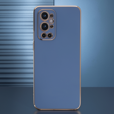 One Plus 9 Pro Kılıf Volet Silikon - Mavi