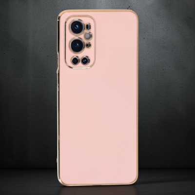 One Plus 9 Pro Kılıf Volet Silikon - Pembe