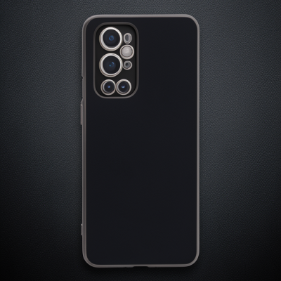 One Plus 9 Pro Kılıf Volet Silikon - Siyah