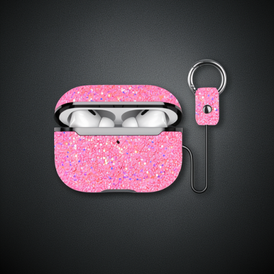Onegif Apple Airpods 2 (2.nesil) Bright Simli Airpods Kapak - Pembe