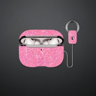 Onegif Apple Airpods 3 (3.nesil) Bright Simli Airpods Kapak - Pembe