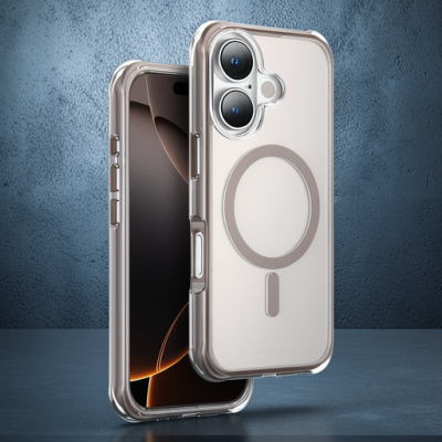 Onegif Apple İphone 16 Hulk Magsafe Kapak - Çöl Titanyum