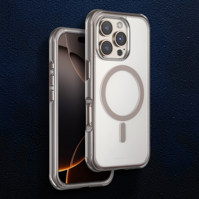 Onegif Apple İphone 16 Pro Hulk Magsafe Kapak - Çöl Titanyum