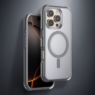 Onegif Apple İphone 16 Pro Hulk Magsafe Kapak - Titan Gri